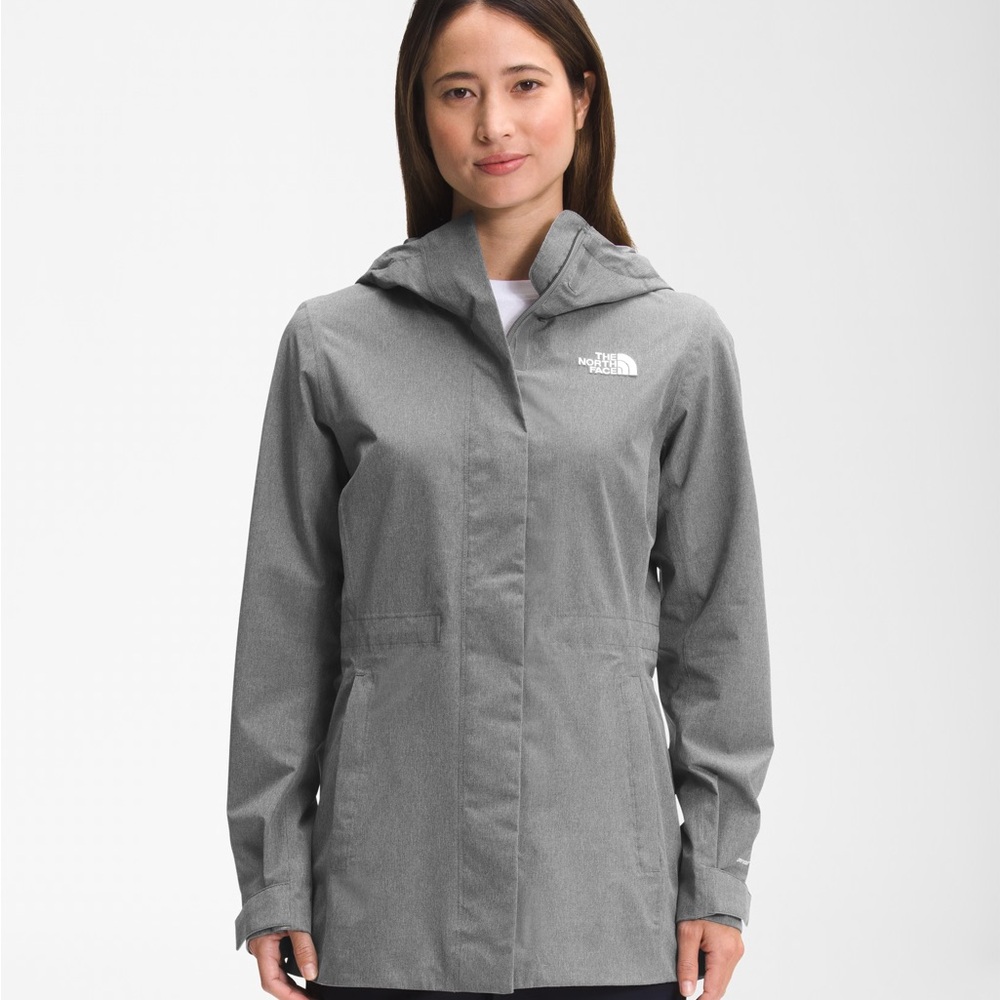The North Face Women's Gray Rain Jacket